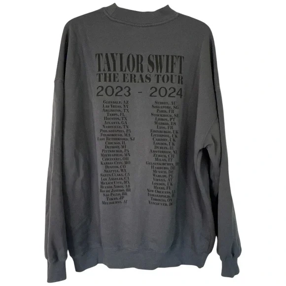 Taylor Swift The Eras Tour Official Sweatshirt NWOT size L I-10 - Picture 3 of 5